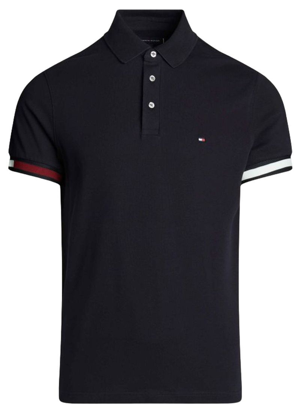 Теннисное поло Tommy Hilfiger Flag Cuff Slim Fit