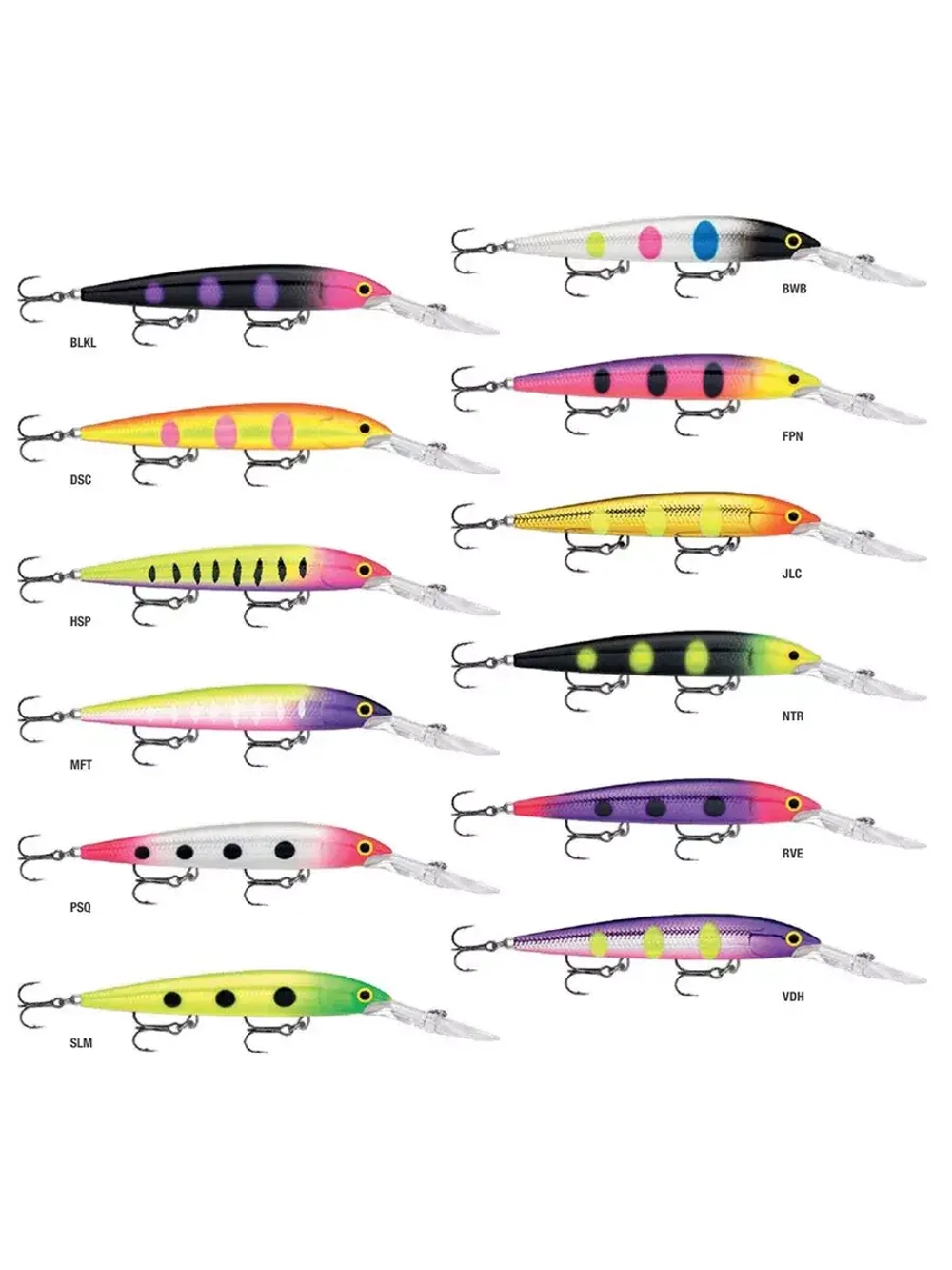 Воблер RAPALA Down Deep Husky Jerk 14, 14см, 23гр, цвет GF