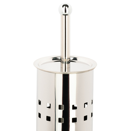 VETTA Ёрш для туалета напольный, хром, нерж.сталь 9,5x38 см