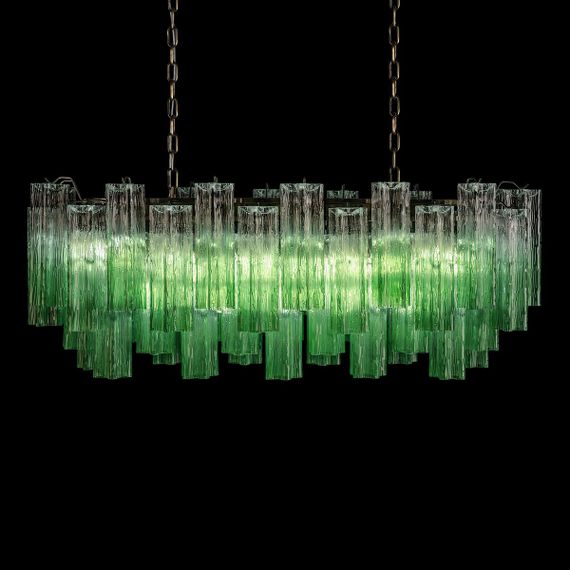 Подвесная люстра Loft IT Murano 10580/1000R Clear green