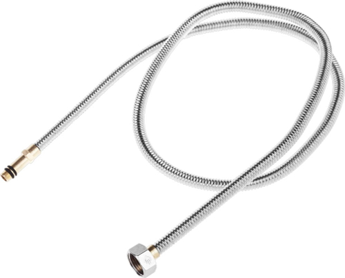 ЗУБР 1/2_, 1.2 м, гайка-штуцер, сильфонная подводка для смесителей с удлиненным штуцером (51013-120)