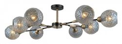 Люстра на штанге ILLUMICO  IL0253-8CSQ-79 BK AB