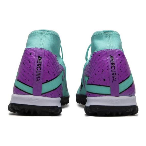 NIKE Mercurial Superfly 9 Футбольные бутсы Высокие Циановые Мужские