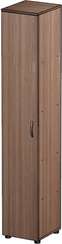 Стеллаж узкий закрытый Стандарт-Pro ясень шимо темный