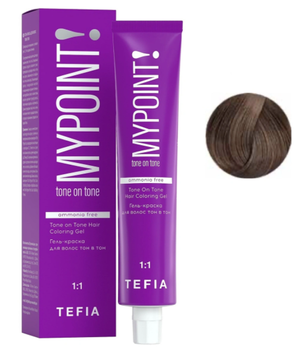 MYPOINT 7.81 Гель-краска блонд коричнево-пепельный 60 мл