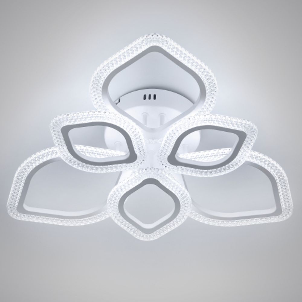 Светильник потолочный светодиодный Rivoli Megan 6110-107 106 Вт LED 2800К - 6200К модерн с пультом | Интерьерные светодиодные светильники