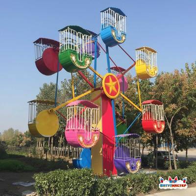 Колесо обозрения «Небосвод» двустороннее  — 8 м, 12 кабин, до 24 человек