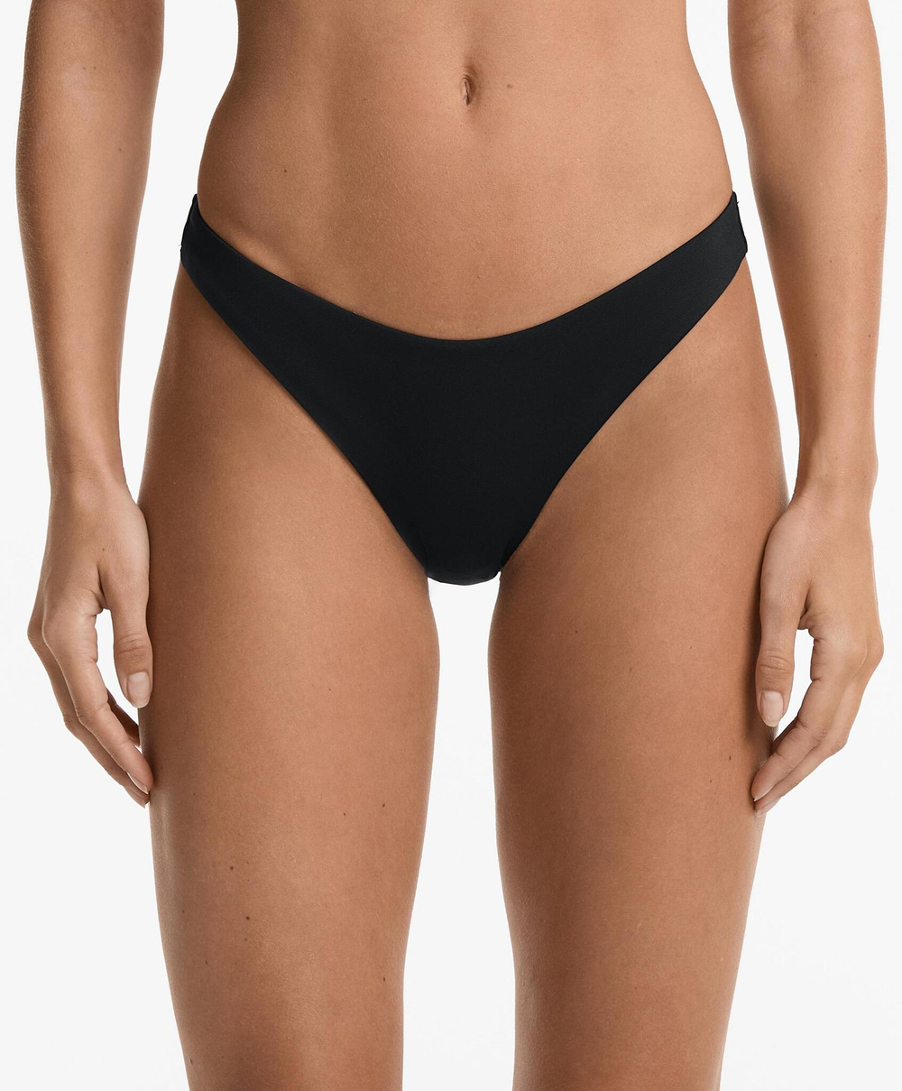 OYSHO Плавки бикини бразильяно U-образной формы, черный