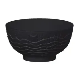 Соусник 150 мл d 9,8 см h5 см круглый фарфор Black Raw Wood P.L. Proff Cuisine [4]
