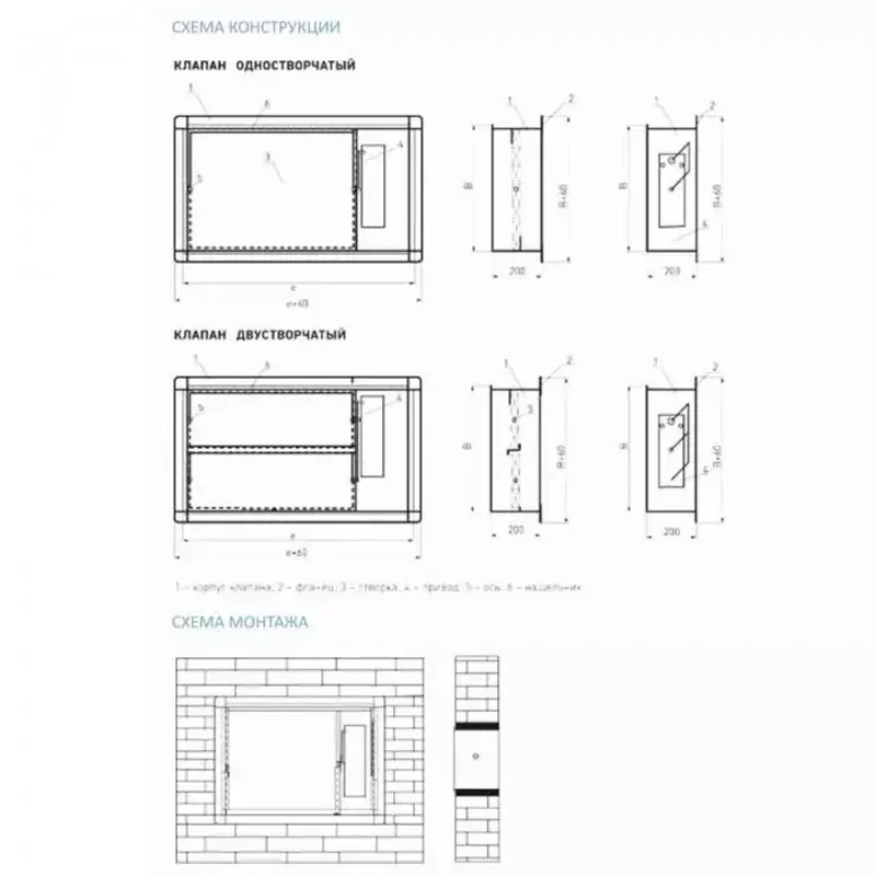 Клапан дымоудаления СКАД-3(EI120)-Д-400x400