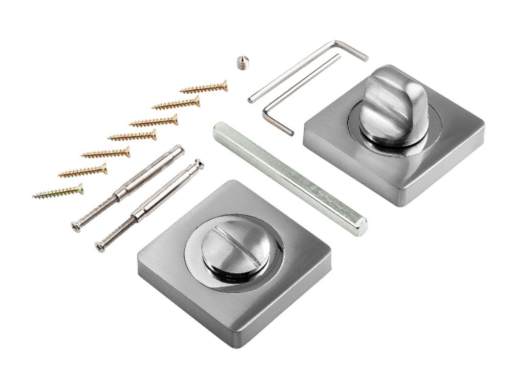 Завертка квадрат Пуэрто INBK AL 02 CP, цвет хром (гарантия - 12 месяцев)