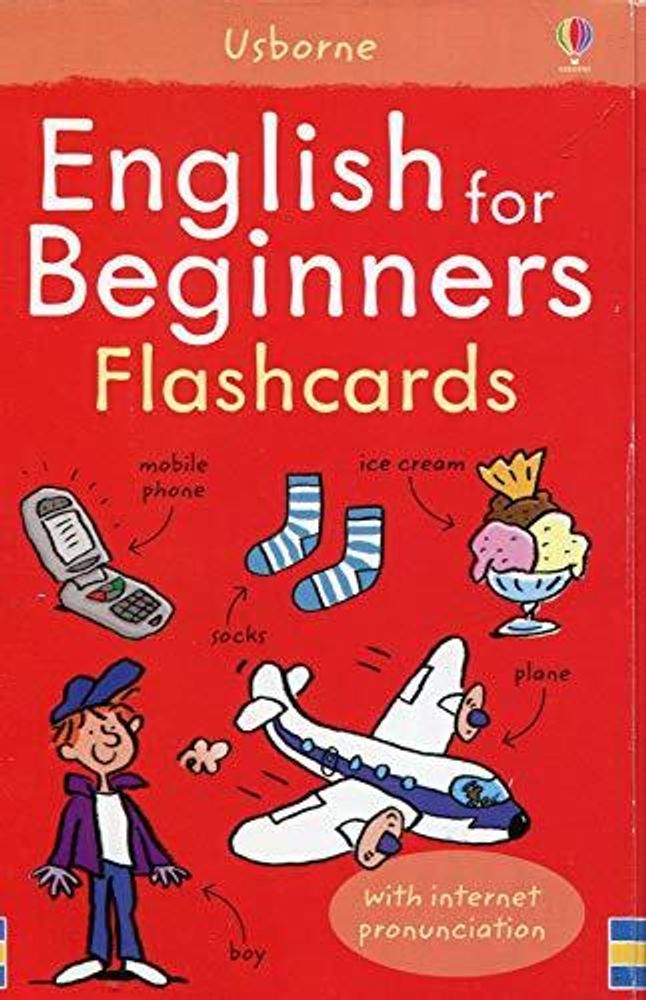 English for Beginners flashcards (100 cards)