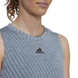 Женский топ теннисный Adidas Match Tank - almost blue/grey five
