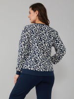 Толстовка Кфл-042/синий-панды