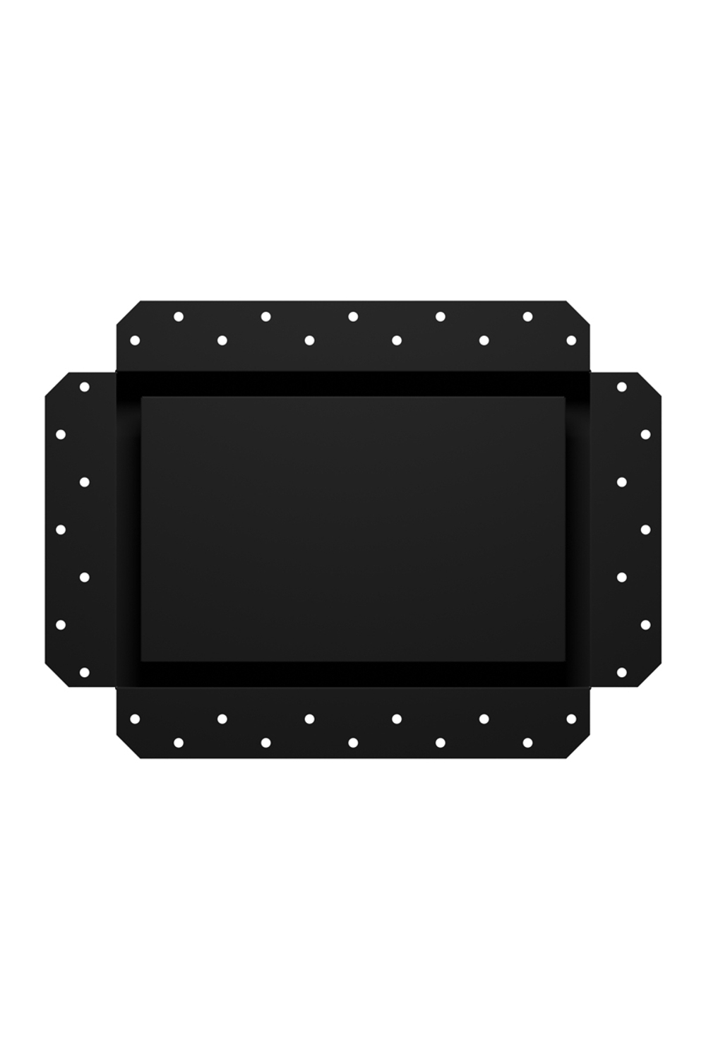 Решетка вентиляционная SGR 300х200 окраш.сталь Matt black ERA