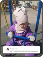 Шапка для девочек с ушками и снуд на осень