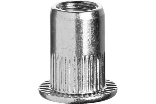 Резьбовые заклепки с насечками ЗУБР Профессионал М8, 10 шт, стальные, стандартный бортик 31318-08