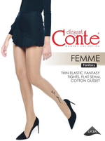 CONTE FEMME Колготки женские с тату-рисунком