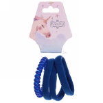 Резинки для волос 4шт «Your Paradise», яркий цвет, микс 6 цветов, d-6.5см (подвес Единорожек)