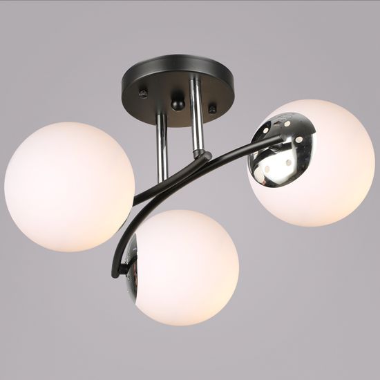 02318-0.3-03 BK+CH светильник потолочный