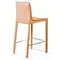 Полубарный стул Barrie 65 см оранжевая кожа