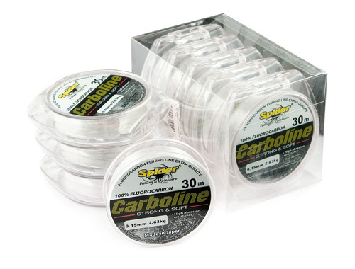 Флюорокарбон Spider Carboline 30 м 0,08