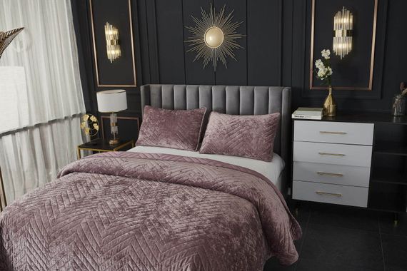 Фернанд (пепел роза) Покрывало 160x220