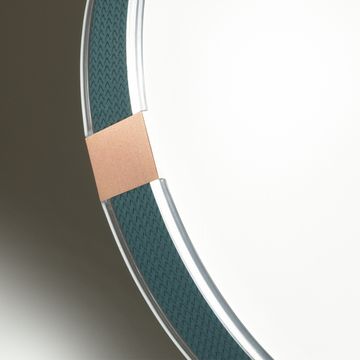 Настенно-потолочный светильник 48W 4000K 7677/DL серо-голубой/серебристый/золотистый IP43 D393 COLOR Otiga Blue Sonex