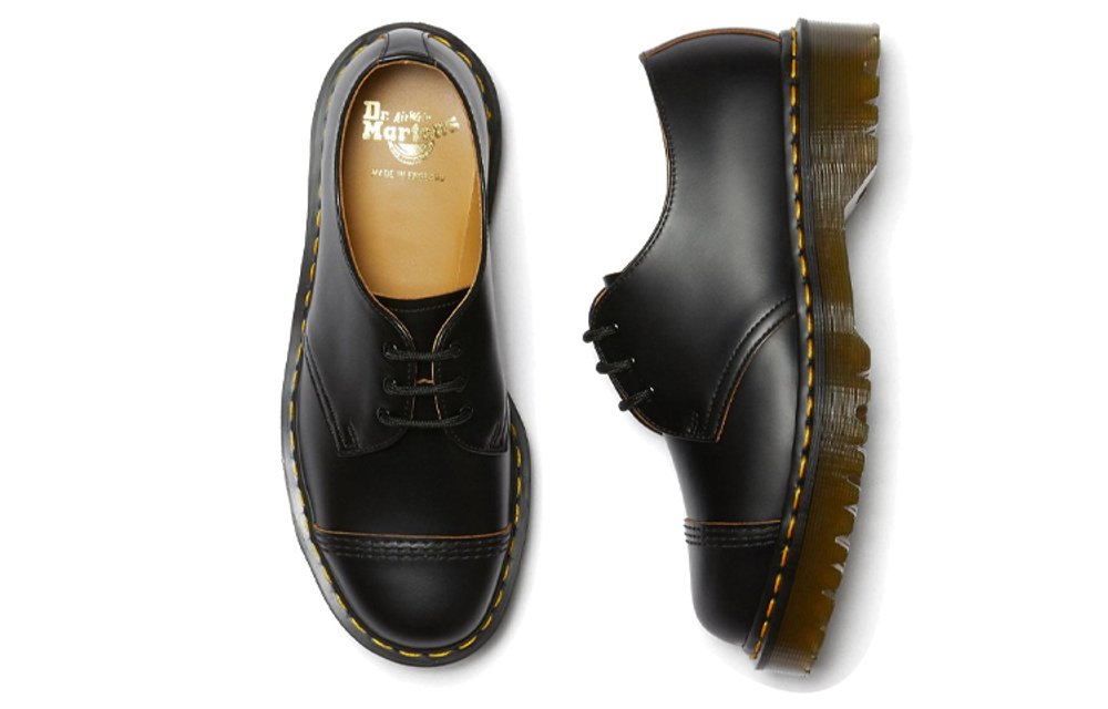 Dr.Dr. Martens Martens 1461 BEX series round head lace-up casual shoes for men and women the same style black