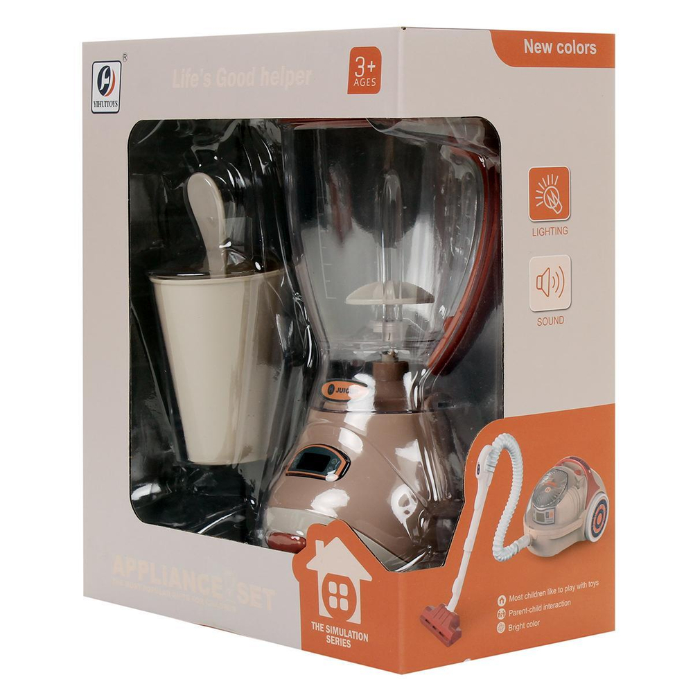 Блендер 18см, коробка YH129-1S