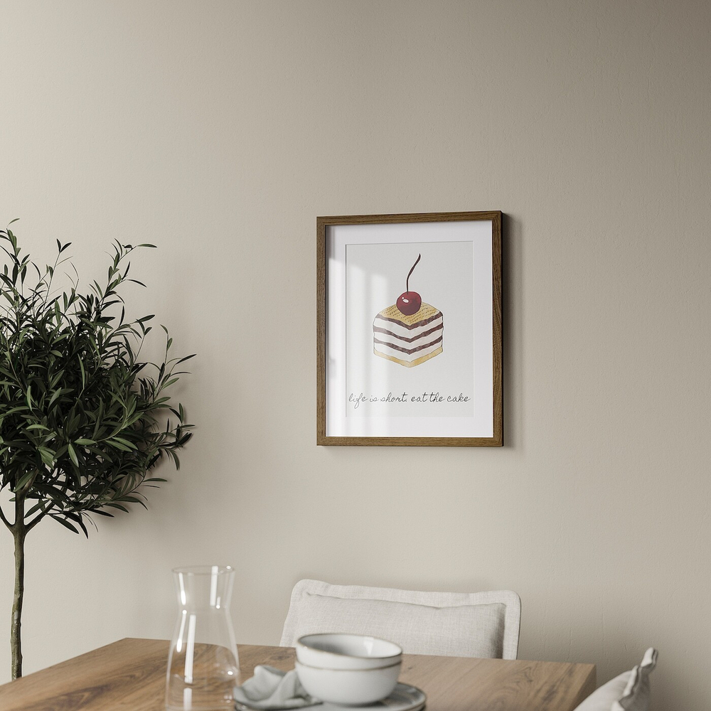 IKEA RÖDALM  (ИКЕА РÖДАЛМ)  -  Рама, орех, 40x50 см