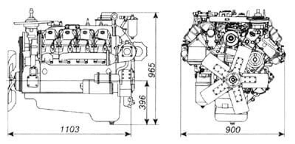 Двигатель 740.10 для УрАЛ /Ремдизель/ 210 л.с.