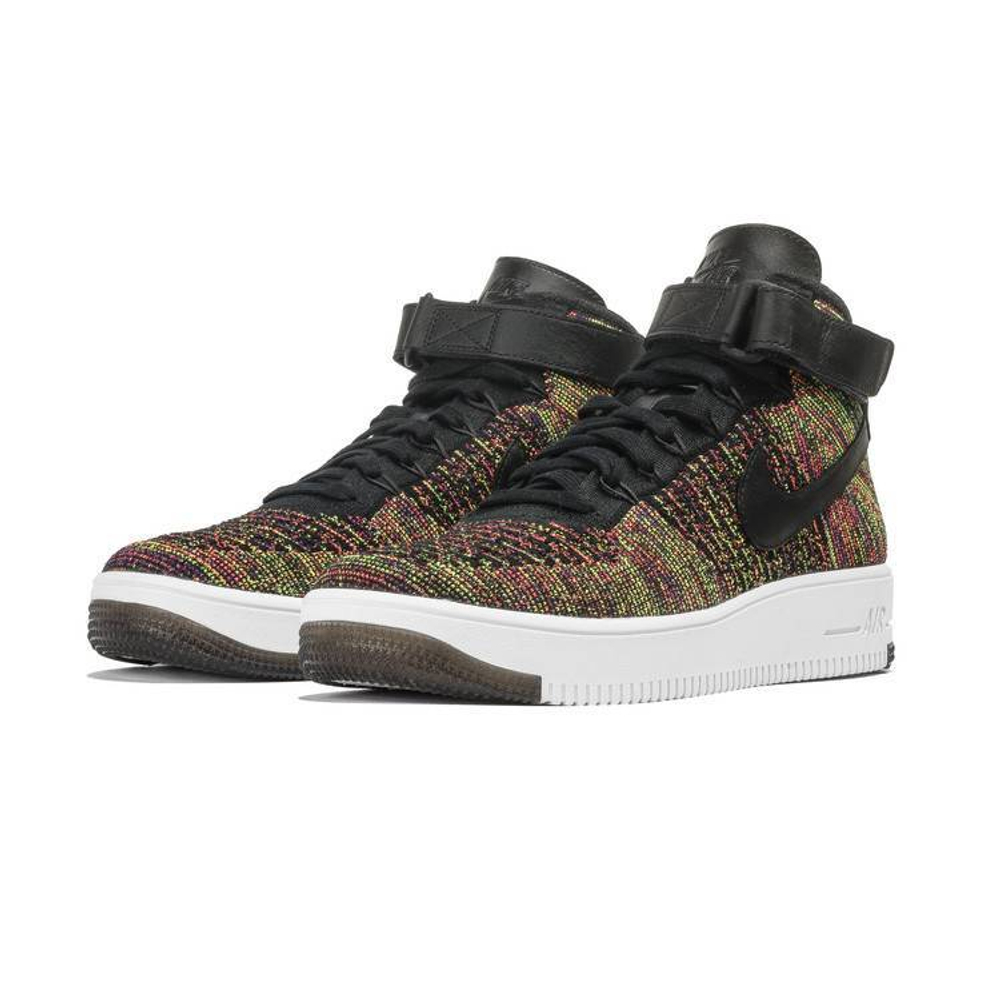 Кроссовки Nike Air Force 1 Flyknit Multi-Color Black
