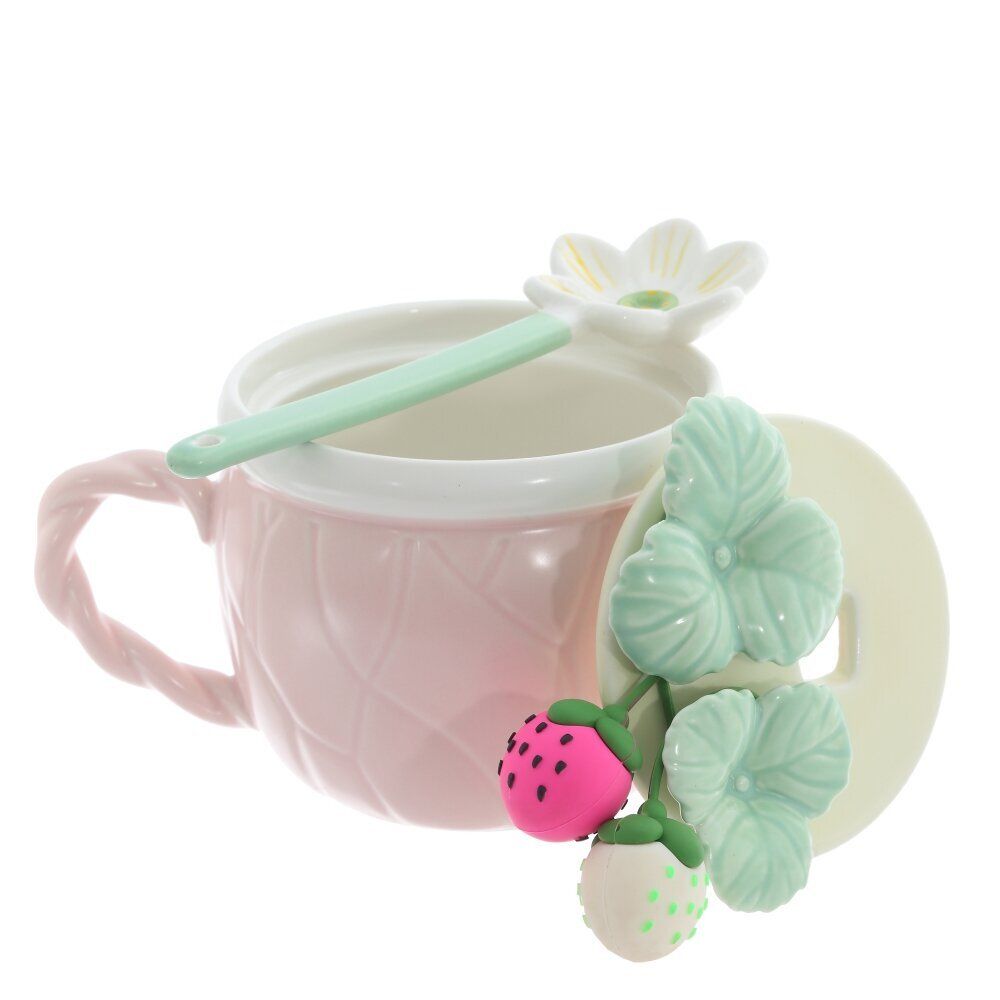 GAEM Кружка с крышкой и ложкой, 330 мл, L14 W10 H13 см, 2в.