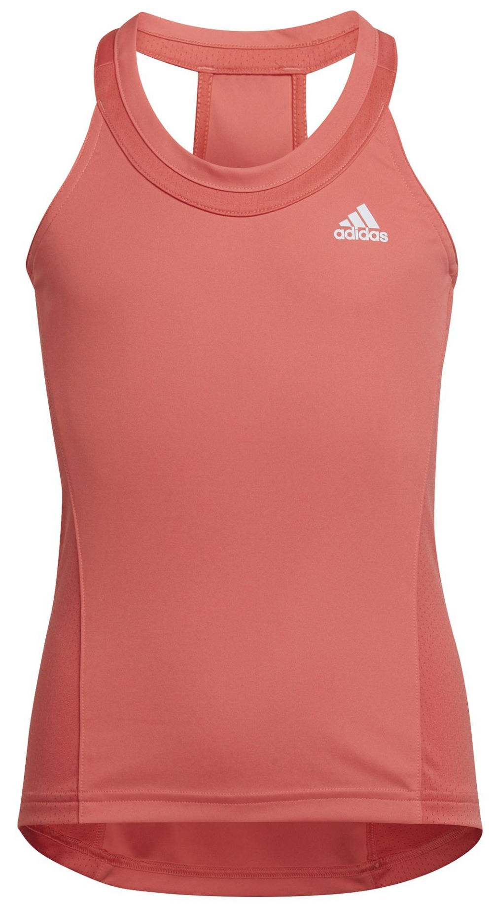 Футболка для девочки теннисная Adidas G Club Tank - semi turbo/white