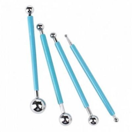 Инструменты для мастики "Булавы" 4шт