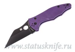 Нож Spyderco C85GPPRBK2 Yojimbo 2 Cru-Wear Purple G-10фотография - 1