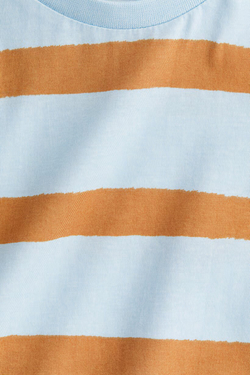 H&M Футболка с принтом, светло-голубой