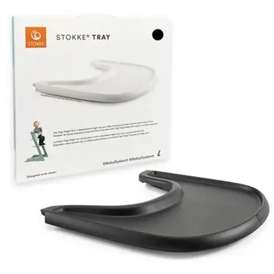 Поднос Stokke Tripp Trapp Tray для крепления на детский стул (Black)