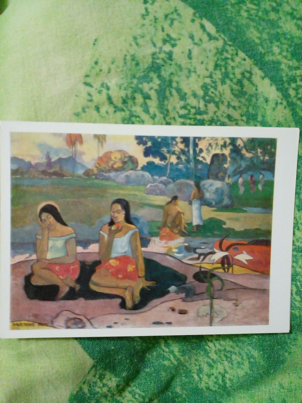 Винтажная открытка СССР Поль Гоген. Сладкие грезы. 1969 г.