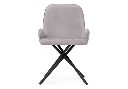 Стул на металлокаркасе Woodville Галтер MR-28, черный, ножки черные