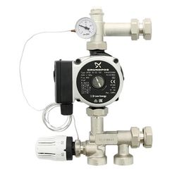 Группа насосно-смесительная Uni-Fitt SOLOMIX MINI с накидной гайкой 1, без насоса