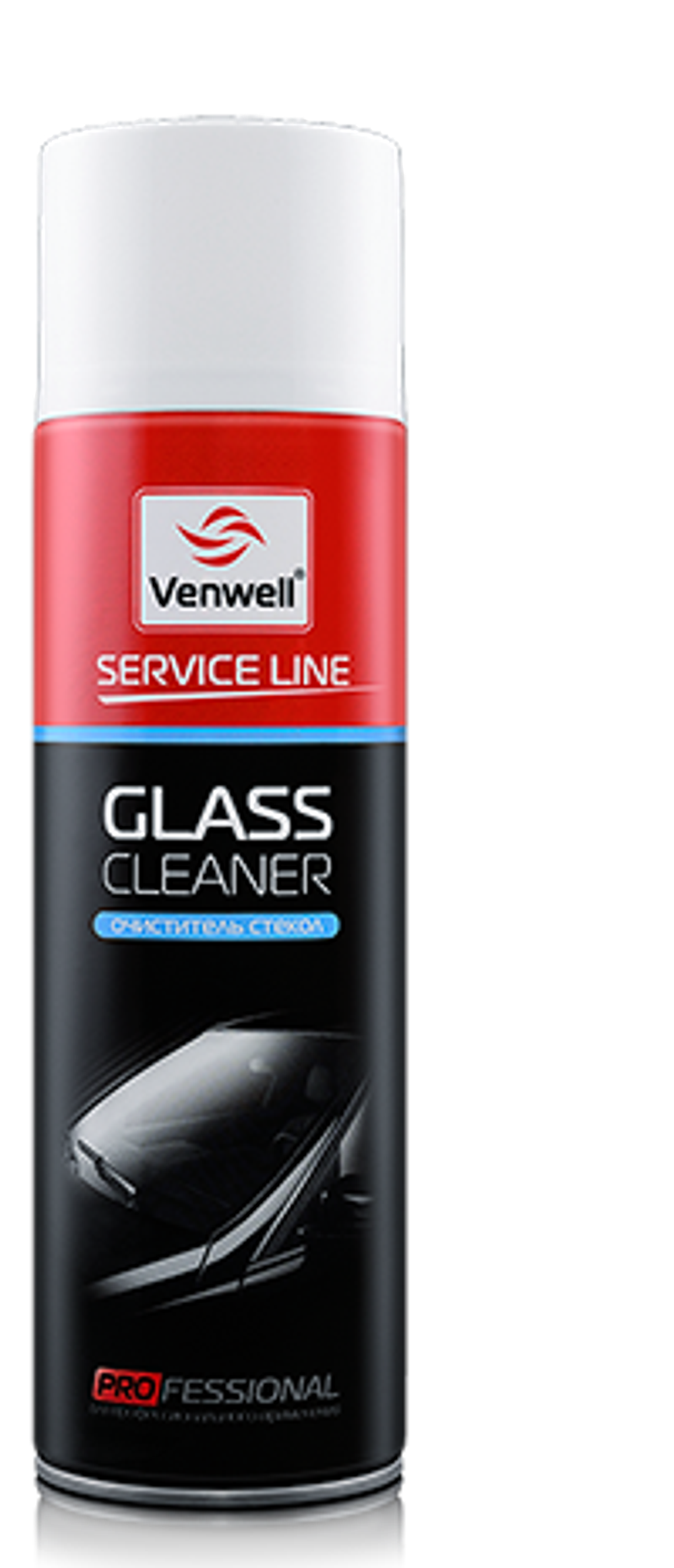 VW-SL-011RU Venwell Очиститель стекол Glass Cleaner 500 мл./500mg (аэрозоль)