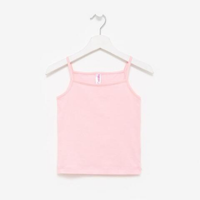 Майка для девочек р.98 см светло-розовый (Takro), 1 шт.