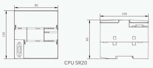 ЦЕНТРАЛЬНЫЙ ПРОЦЕССОР UNIMAT  S7 200 smart PLC 12DI/8DO UN 2881SR200AA0 (UN 288-1SR20-0AA0)