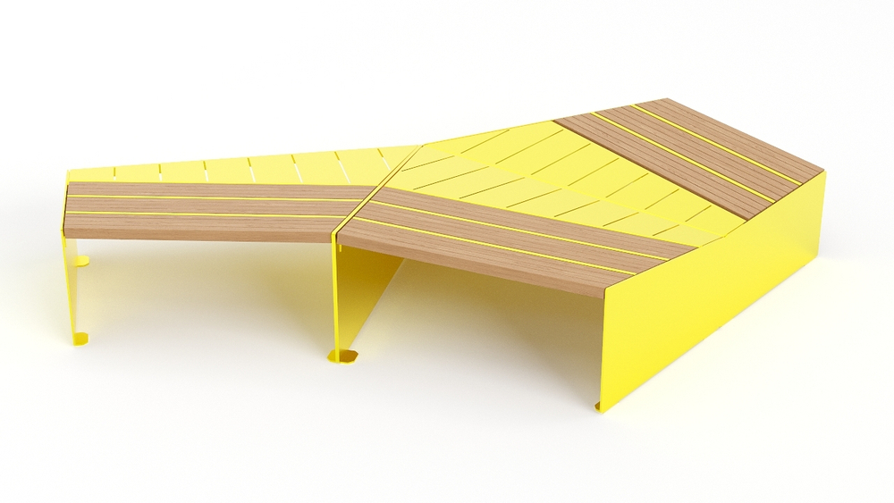 Скамья-вазон Модуль 8 SK00357