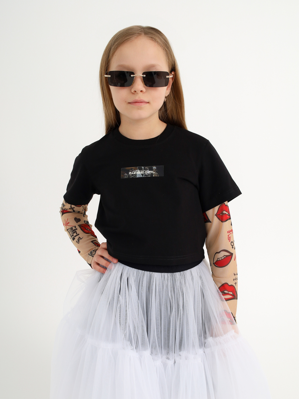 Футболка SETKA INZIBE GIRL, черная