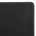 Блокнот А5 (148х218 мм), BRAUBERG "Income", 128 л., гладкий кожзаменитель, клетка, черный, 125208