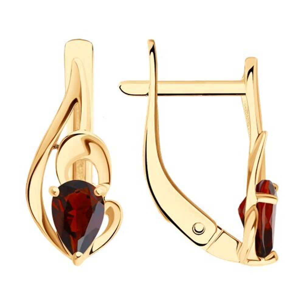 Серьги из золота 585 пробы