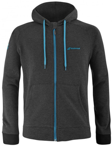 Мужская теннисная кофта Babolat Exercise Hood Jacket Men - черный